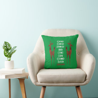 Coussin Jeu d'oreiller - Père Noël Reindeer - Rudolph