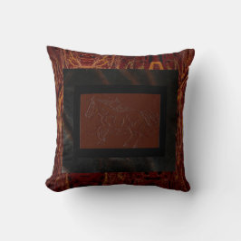 Coussin Jeune Colt - Cuir Faux avec impression numérique 1