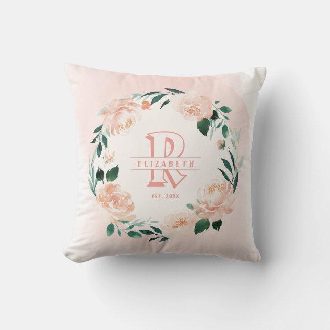 Coussin Jeune fille à naître, garde-bébé personnalisée, mo (Recto)