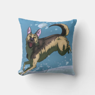 Coussin Jeux neige