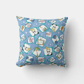 Coussin Johnny Bravo Icon Pattern