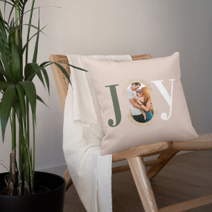 Coussin Joie & Amour Type moderne Géométrique Famille Phot