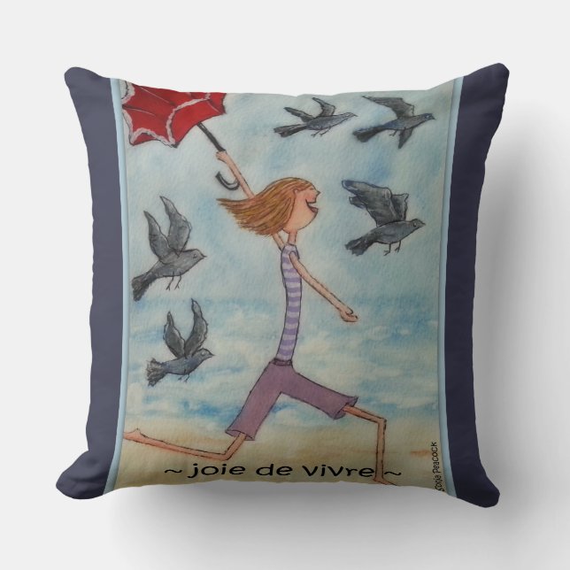 Coussin Joie de vivre (Recto)