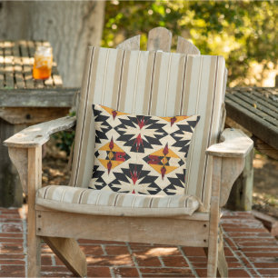 Coussin Joli carrelé motif sud-ouest