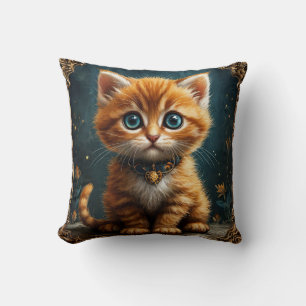 Coussin Joli chat de dessin animé