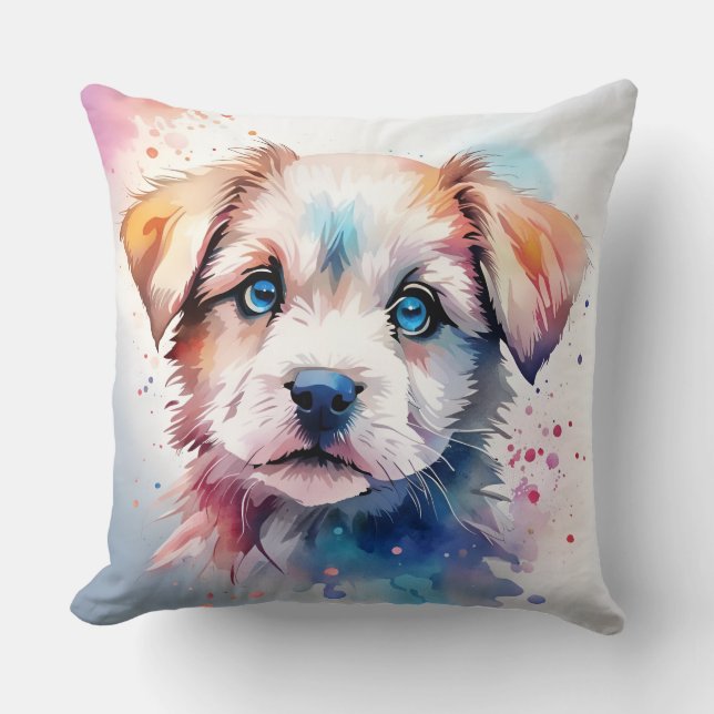 Coussin Joli chiot (Recto)