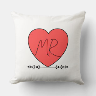 Coussin Joli couple amoureux M&M
