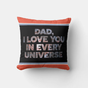 Coussin Joli Design De Texte Papa Je T'Aime Dans Chaque Un