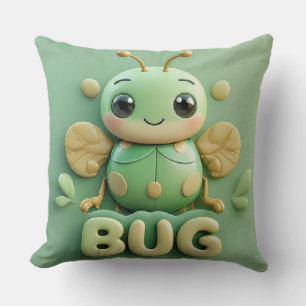 Coussin Joli insecte pour les amoureux des insectes et de