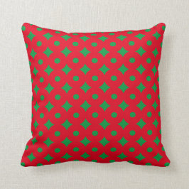 Coussin Joli Motif, Rouge & Vert, Christmasy 