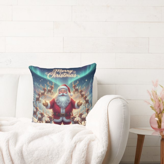 Coussin Joli Père Noël (Canapé)