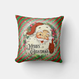 Coussin Joli Père Noël Joyeux Noël Décor