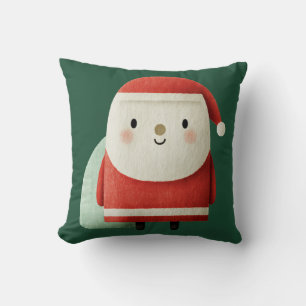 Coussin Joli Père Noël Minimaliste
