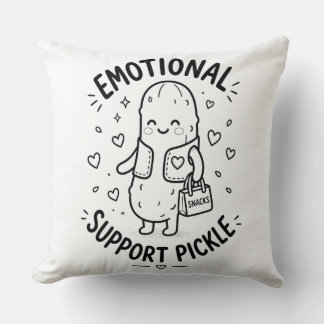 Coussin Joli Pickle de Soutien Pickle de Soutien Émotionne