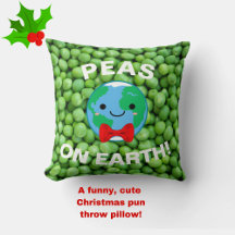 Joli "Pois sur Terre" Funny Punny Green Christmas