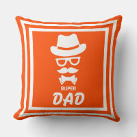 Joli Visage Super Papa Avec Moustaches, Casquette,