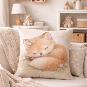 Coussin Jolie Chambre Enfant Bois Dormant Renard Bébé Neut