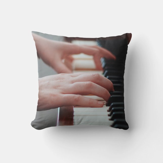 Coussin Jolie conception de piano (Recto)
