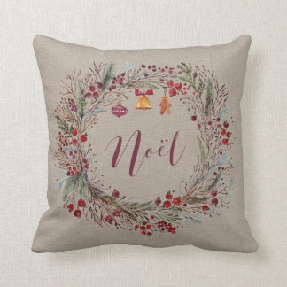 Coussin Jolie couronne avec ornements Personnalisée