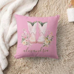 Coussin Jolie Cowgirl Rose 