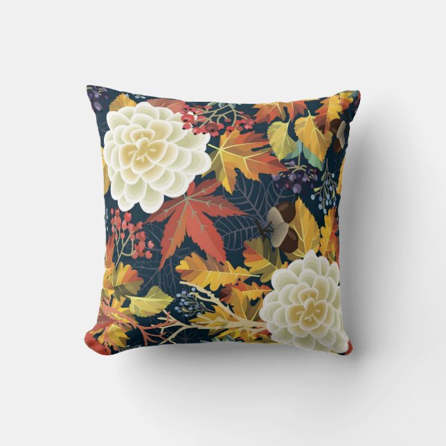 Coussin Jolie décoration fleurie qui attire l'attention (Recto)