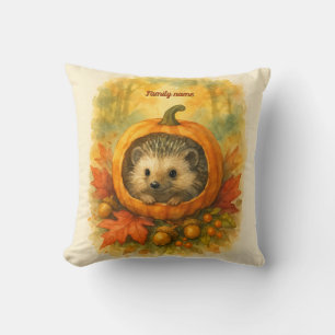 Coussin Jolie Gardienne de la Récolte des Bois Automne Aqu