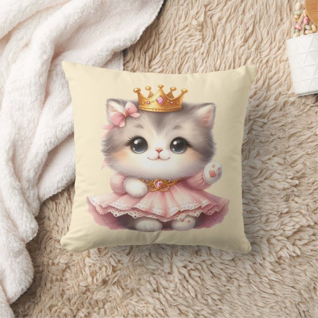 Coussin Jolie petite Kitten Princesse (Couverture)