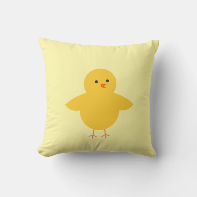 Coussin Jolie poussette jaune (Recto)