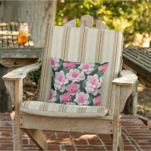Coussin Jolie rose rose rose rose rose roses dahlias pies