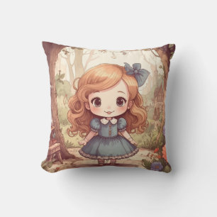 Coussin Jolies Aventures d'Alice au Pays des Merveilles Ar