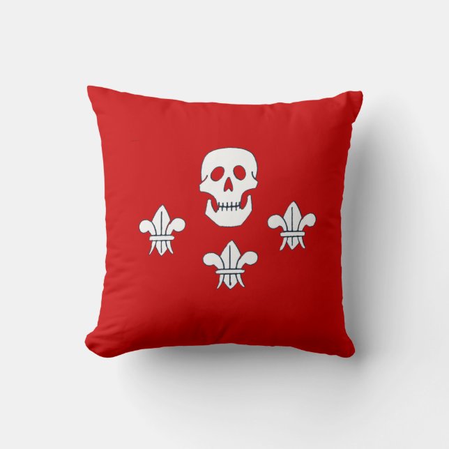 COUSSIN JOLLY ROGER SKULT ET FLEUR DE LISE, (Recto)