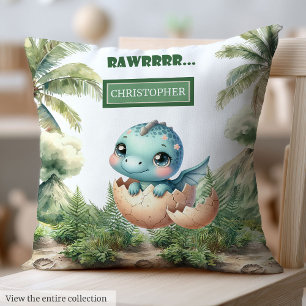 Coussin Jouer à l'éclosion Bientôt bébé Dinosaur Baby Cous