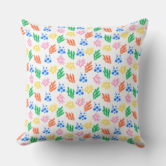 Coussin Jouer Corail sous-marin Motif sans couture