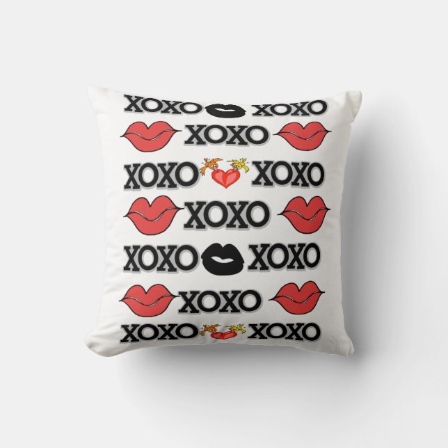 Coussin Jouer l'oreiller Valentine's Day Xoxo (Recto)