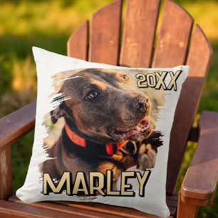 Coussin Jouer moderne simple Grunge Personnalisé Photo pou