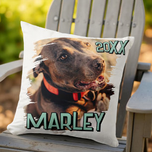 Coussin Jouer moderne simple Grunge Personnalisé Photo pou