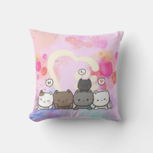 Coussin Jouer Pillow chats amour
