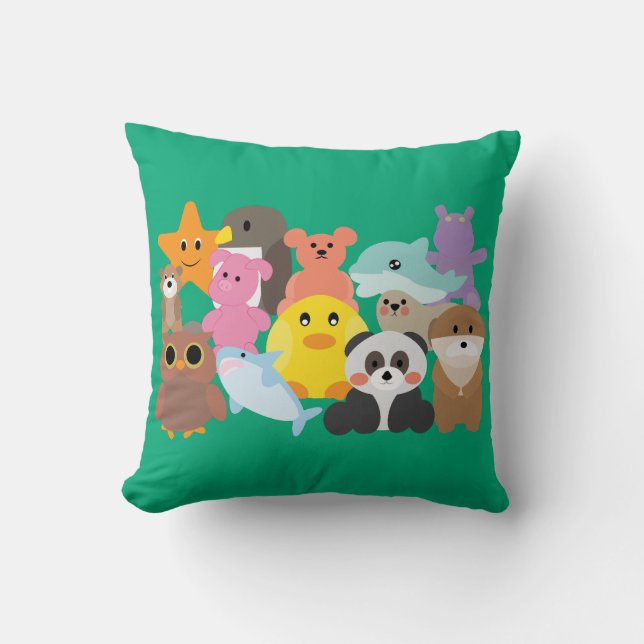 Coussin Jouets en peluche  (Recto)