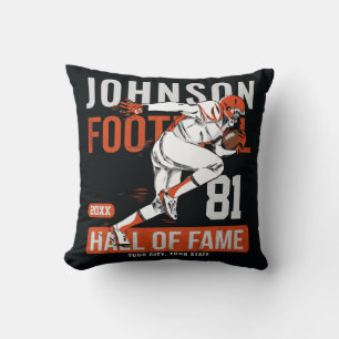 Coussin JOUEUR DE Football Personnalisé NUMÉRO D'ÉQUIPE Sp