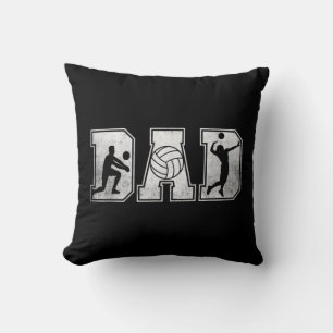 Coussin Joueur de l'équipe de football de famille papa de