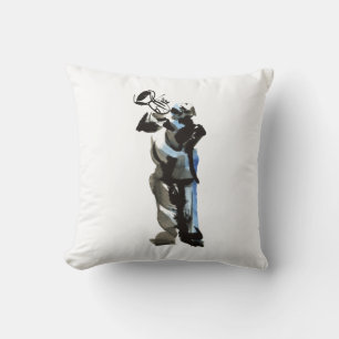 Coussin Joueur de trompettes