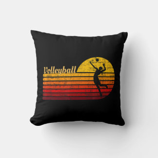 Coussin Joueur de volley-ball vintage