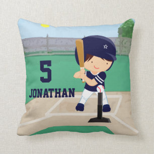 Coussin Joueur mignon personnalisé de bande dessinée de