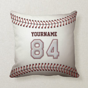 Coussin Joueur numéro 84 - points frais de base-ball