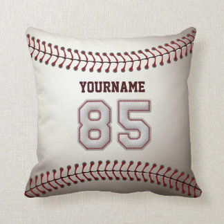 Coussin Joueur numéro 85 - points frais de base-ball