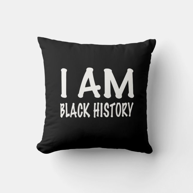 Coussin Jour de l'Indépendance noire du 11 juin (Recto)