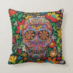 Coussin Jour de Los Muertos