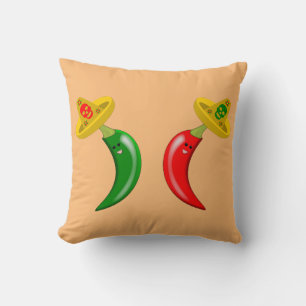 Coussin Jour des Mexicains Morts Chiliis double face