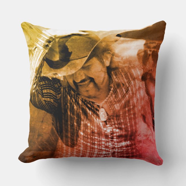 Coussin Jour des morts - Hommage à l'homme (Recto)