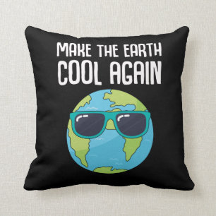 Coussin Jour des terres cool Planète Économiser l'enviro
